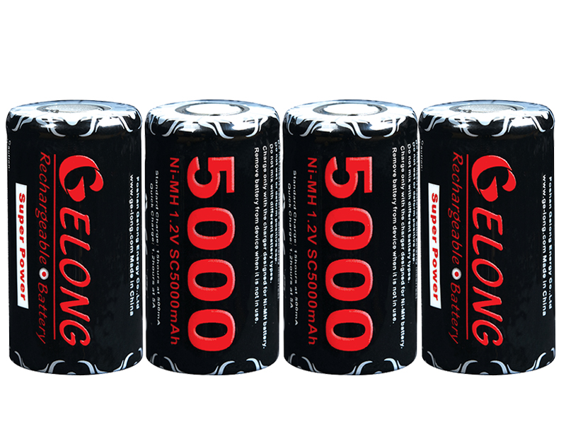 Ni-MH SC 5000mAh  1.2V  high discharge rate