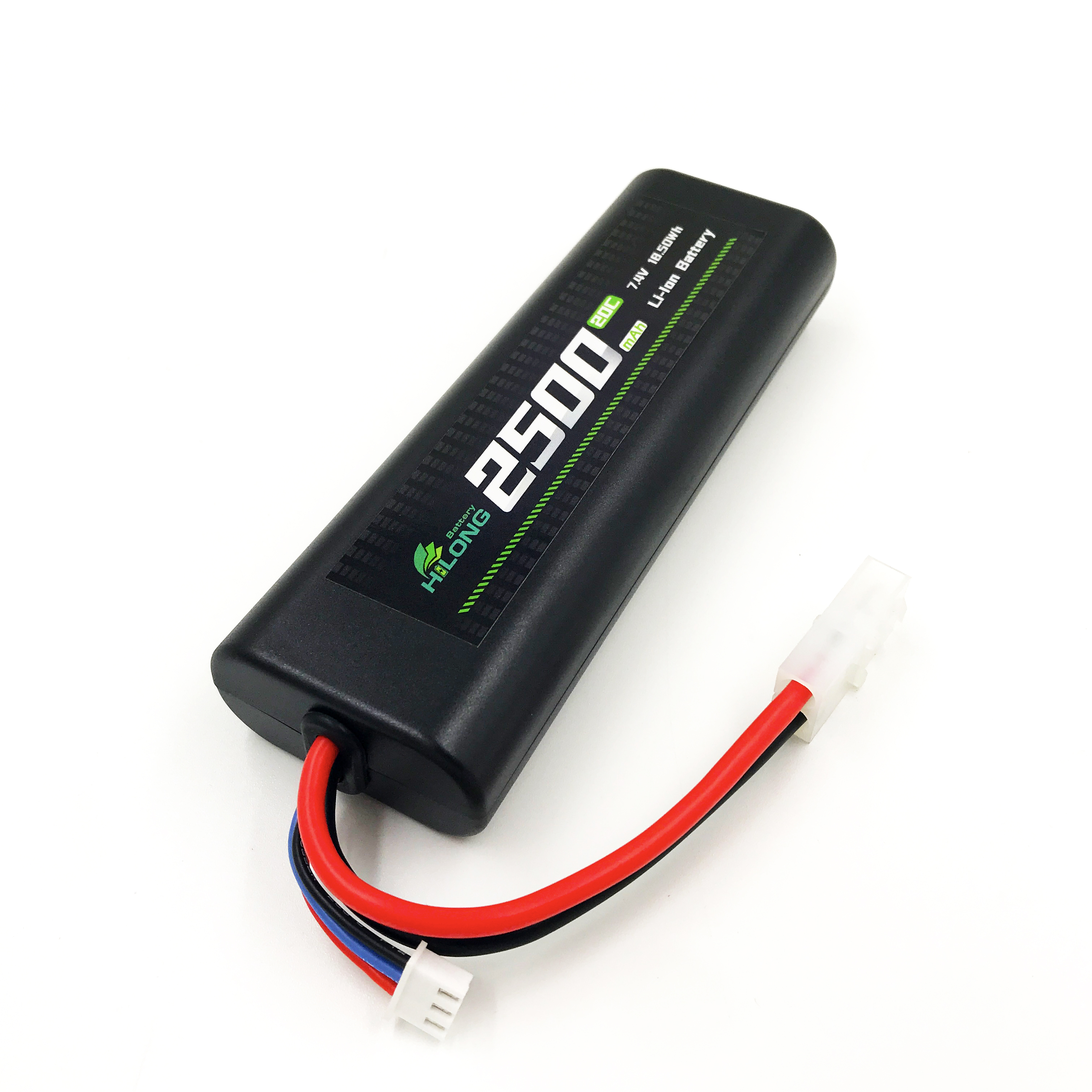 7.4V 2500mAh liion battery